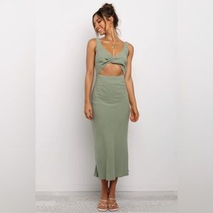 Petal and Pup Apollo Dress Olive